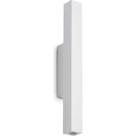 Ideal Lux Applique moderna Look 2 luci LED integrato bianco vetro metallo