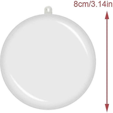 Boules de Noël transparentes à remplir, décoratives pour sapin, à décorer. (1/2)