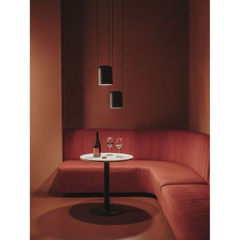 Leds-C4 Attic - Suspension décorative au plafond noir mat 1x E27 / 75cm x 100cm (1/2)