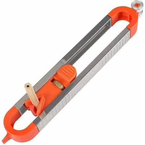 Profileur de verrouillage pour découpe de carrelage, plaques de plâtre Jauge de duplication de forme en plastique (1/5)