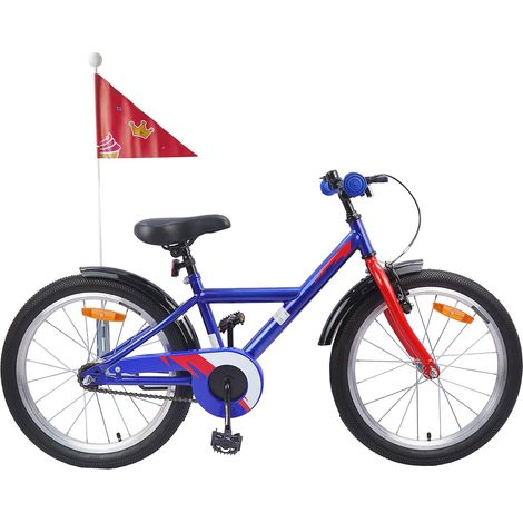 Teenpull – Kinderfahrrad 18 Zoll für 5-7 Jahre alt Dunkelblau