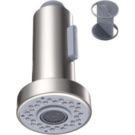 Douchette pour Robinet Cuisine 2 Modes Tête Robinet Remplacement Douchette pour Rétractable Mitigeur,Chromé,G1/2" (1/4)