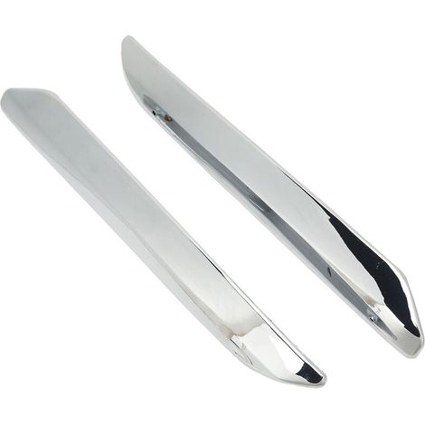 Lot de 2 bandes de pare-chocs avant gauche droite anti-rayures chrome argent de remplacement pour Citroen C5 X7 2007‑2015 (1/4)
