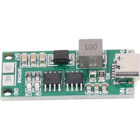Batterielademodul, umweltfreundlich, automatisches Laden, Kurzschluss- und Überspannungsschutz, DC 3–6 V, 2 A Eingang, 0,74 A Ladestrom (1/5)