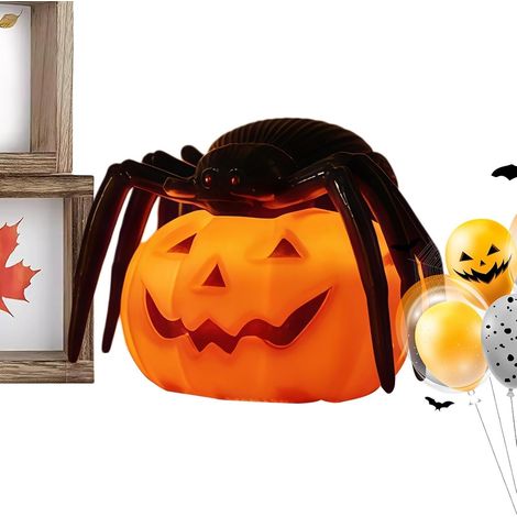 Lampe Veilleuse Halloween Décorative Décoration Centrale de Table à LED  Luminaire Pièce Maîtresse Halloween pour Appartement, Ferme, Sous-sol, Garage, Dortoir, Entrée et Maison Hantée (1/5)