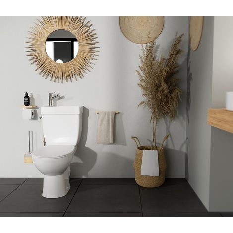 GODART WC a poser sans bride sortie horizontale duo manille 3/6 litre godart