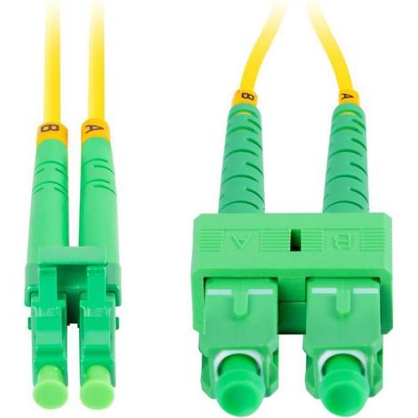 Câble Fibre Optique - G.657.A1 - SC/APC vers LC/APC - 2 M - Jaune (1/4)