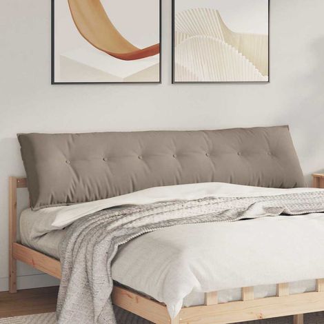 Rückenkissen Taupe 200 x 50 cm Mikrofaserstoff