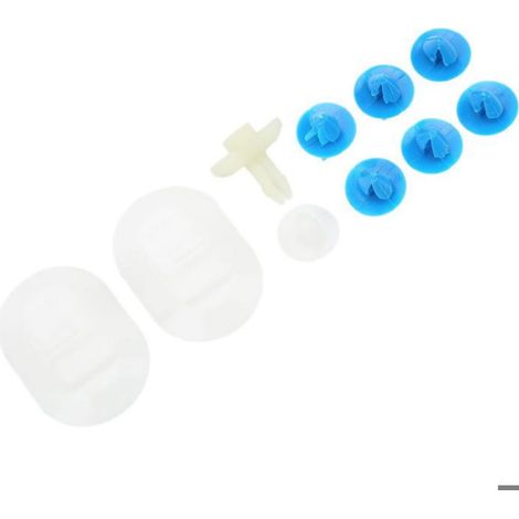 Kit de 10 clips de fixation pour carrosserie, kit de 1610186180 clips de fixation pour bas de caisse, remplacement des clips de ga (1/5)