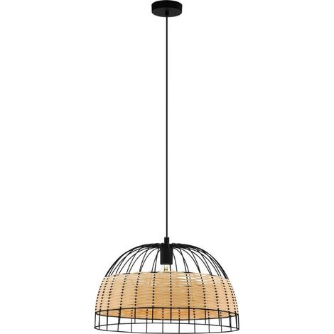 Lampe à suspension Anwick Rotin - 43312 (1/3)