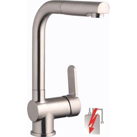SCHÜTTE 79729 Miscelatore per lavello Londra, Acciaio Inox (1/5)