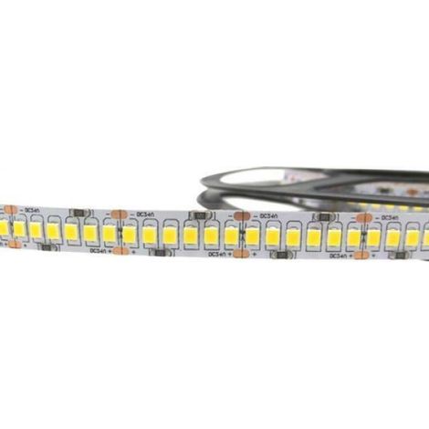 Striscia led 5m smd2835 1200led 120w 24v strip bobina metri ultraluminosa 6400k