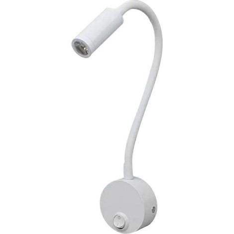 Lampe de lecture murale 3W, applique murale LED flexible à col de cygne, compatible avec les chambres, les bureaux, les bureaux de travail et les studios. (1/5)
