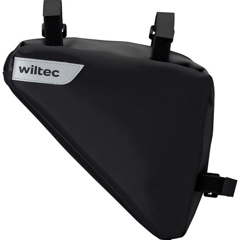 Wiltec Borsa telaio bici triangolare 23 x 6 x 20 cm con capacità di 1,5 l, borsa per bici idrorepellente anche per biciclette da città e da corsa