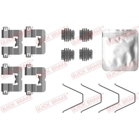 Kit d'accessoires, plaquette de frein à disque Quick Brake 109-0114 HYUNDAI