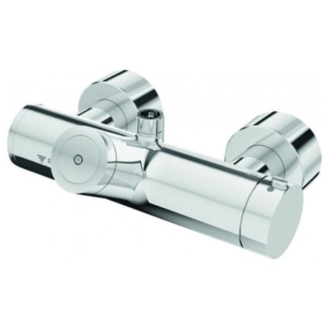 VITUS VD-C-T/o Robinet de douche en saillie avec raccord supérieur, thermique, CVD, SWS, TD, chromé