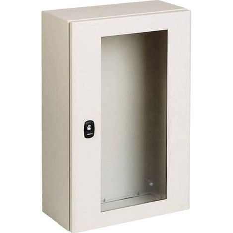 [GEBRAUCHT] B-Ware Schneider Gehäuse Schaltschrank Kasten Spacial S3D Stahl Lichtgrau 40x30x15cm