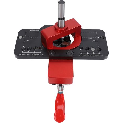 GARRYFIZH Gabarit d’installation charnière porte 35mm – Pour perçage caché – Outil menuiserie et bricolage – Précision et gain de temps (1/5)