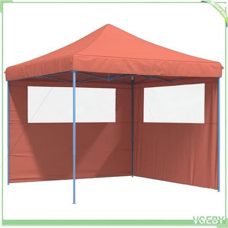 Tente de réception pliable - FAFEICY - 4004926 - 2 parois latérales - 3x3 m (292x292 cm) - Toit Oxford PVC (1/5)