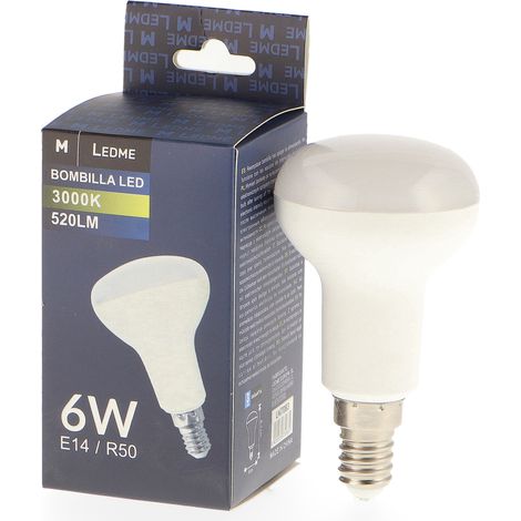 Ampoule LED E14 R50 6W 3000K - Ledme - LM7083 (1/2)