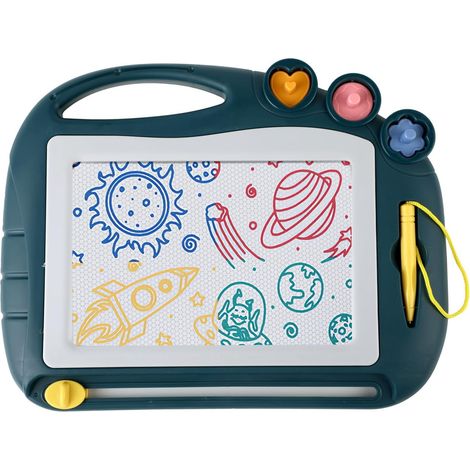 Ardoise Magique, Tablette Dessin Enfant, Tableau Magique avec 3 Tampons, Jouet Tableau pour Enfants, Cadeau pour Garçons et Filles de 3 4 5 Ans (1/5)