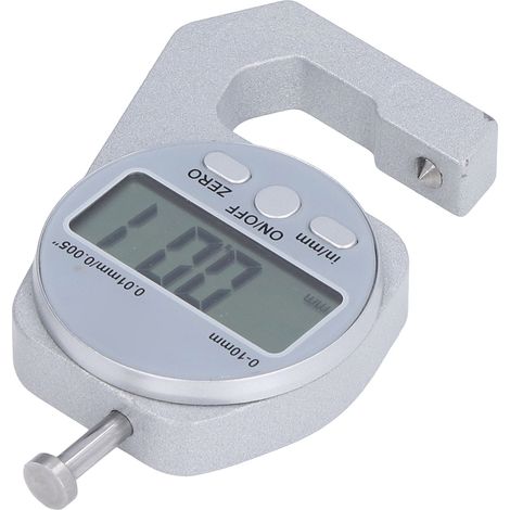 Mesureur d'épaisseur numérique aluminium 0-10mm mini pied à coulisse électronique avec écran LCD et changement mm/pouce (1/5)