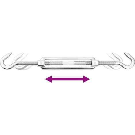 Maison Exclusive - Jeu d'accessoires de voile d'ombrage 12 pcs Acier inoxydable (1/5)
