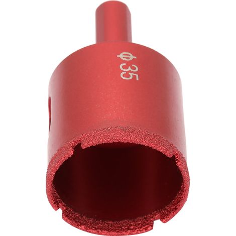 Foret Diamant Brasé 35mm pour Perçage Marbre, Béton, Carrelage et Pierre (1/5)