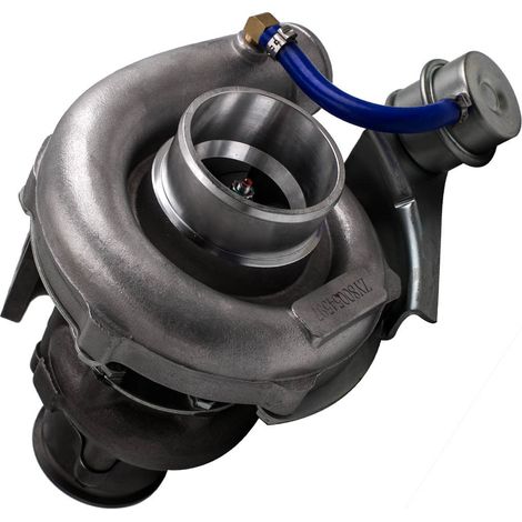 T3 T4 T04E upgraded Universal Turbo v-band Flange A/R.63 Oil Cooling with clamp (1/5)