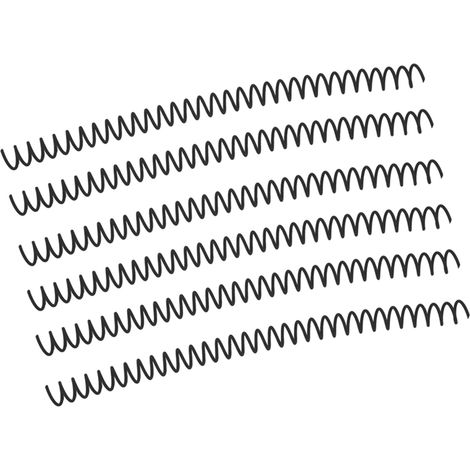 20 Spiralbindungsspulen mit hoher Kapazität, 30-Loch-Spiralkamm, 13 mm Durchmesser, schwarzes Set (1/5)