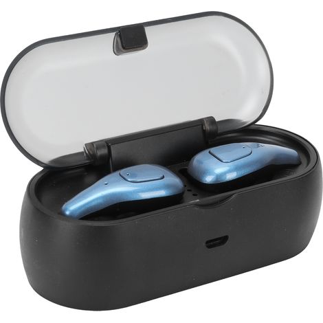 Écouteurs sans fil Bluetooth A3 TWS, Bluetooth 5.0, oreillettes intelligentes avec réduction de bruit pour voiture, bleu (1/5)