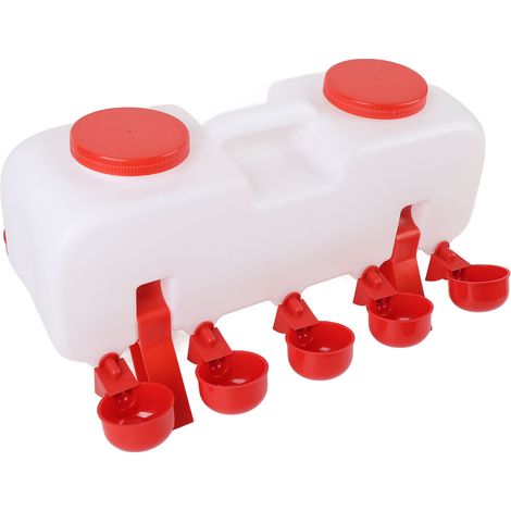 Abreuvoir automatique pour poulets, canards et oies, grande capacité, robuste, en ABS. (1/5)