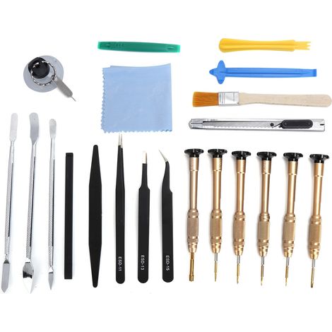 Kit de réparation professionnel 22 en 1 pour smartphones, ordinateurs et montres (1/5)