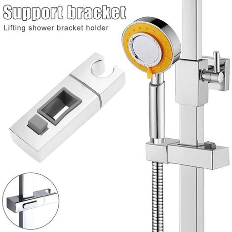 Supporto doccia scorrevole Bardusch Shiyi 18x30 mm cromato ABS sostituibile per vasca da bagno (1/3)