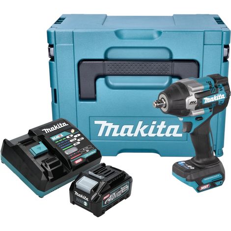 Makita TW 007 GM101 Clé à choc sans fil 40 V max. 760 Nm 1/2'' Brushless + 1x batterie 4,0 Ah + chargeur + Makpac (1/5)