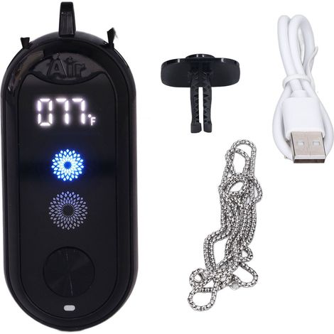 Wiederaufladbarer, tragbarer USB-Luftreiniger – Negativ-Ionen-Generator für Reisen und Büro (1/5)