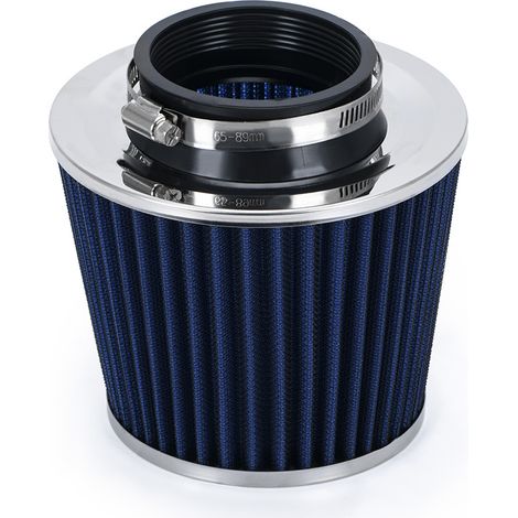 - Kit de tuyau d'admission d'air froid universel 3" 76 mm pour turbo avec filtre à air conique