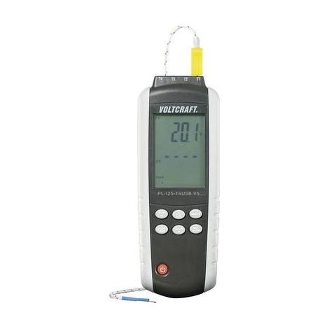 VOLTCRAFT PL-125-T4 Termometro -200 fino a +1372 °C Sensore tipo K, J (1/2)
