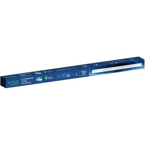 Regletta led t5 7w 3000k v tac 216926 (1/2)