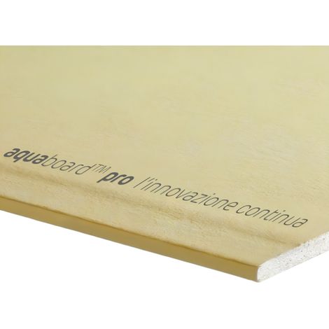 Lastra cartongesso esterni interni umidi sauna 1200x2000 mm aquaboard pro siniat (1/5)