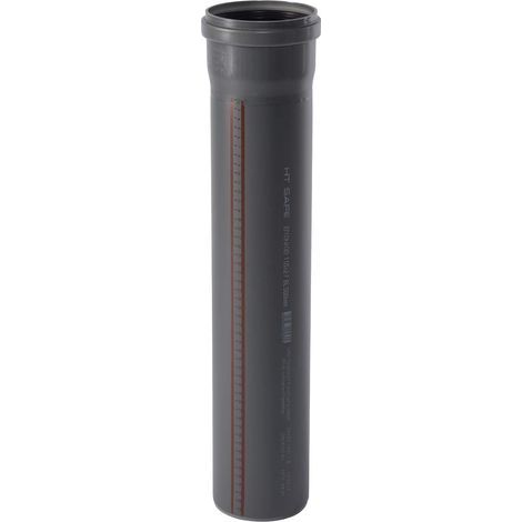 T-förmige Hülse, DN 110 mm, 1000 mm lang, grau, für Konstruktionen (1/4)