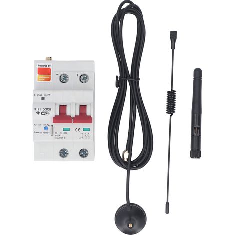 Disjoncteur DC intelligent 2P APP contrôle vocal WiFi avec verrouillage de sécurité DC10-100V 63A