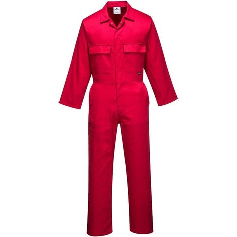 Combinaison Euro Work Rouge 2XL - FR(54) - UK(44)