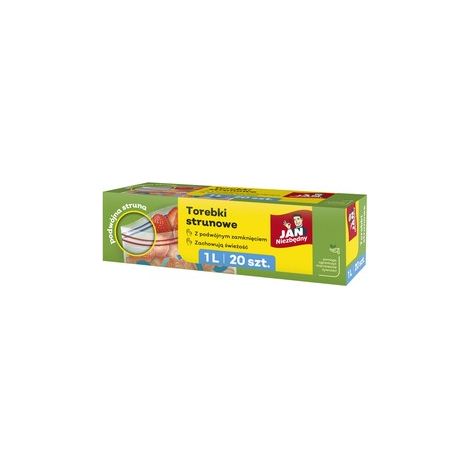 Bolsas Ziploc esenciales JAN (doble cierre) 1L - 20 unidades