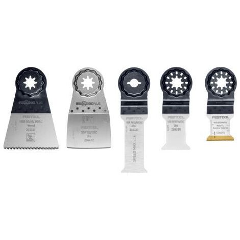 Juego hojas sierra oscilante festool 5 piezas madera metal (1/3)