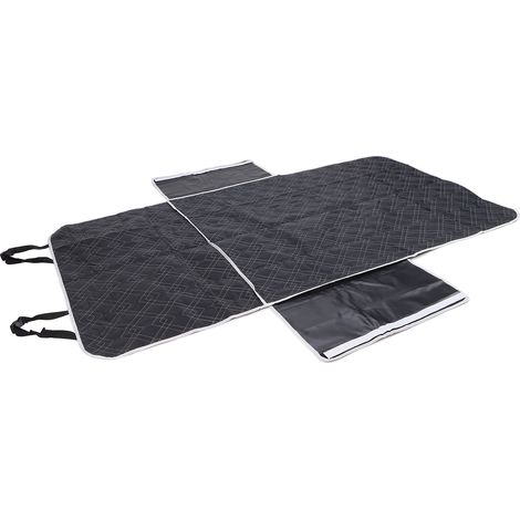 Tapis de coffre pour chien, housse de siège de voiture/SUV avec poche de rangement, lavable, fixation auto-agrippante, anti-rayures, pour minivans et berlines (1/5)
