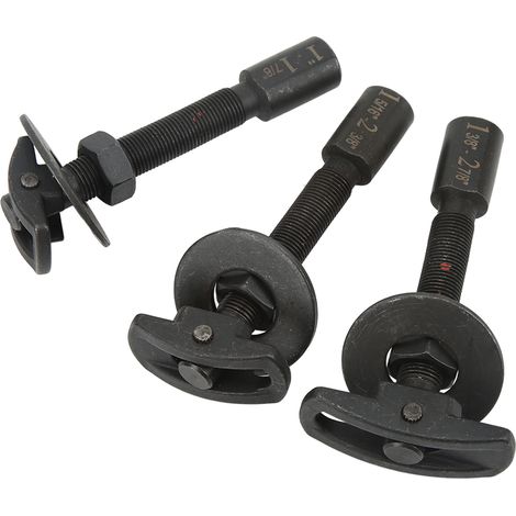 Set aus 3 halbschwimmenden Achslagerabziehern mit Gleithammer, universell für die Kfz-Reparatur, verschiedene Größen. (1/5)
