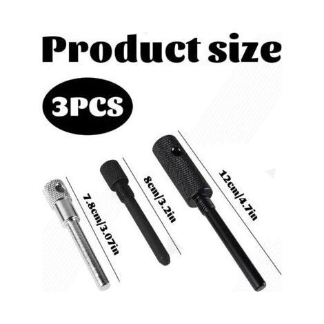 Pige De Calage pour Renault 1.5 Dci, 3 Pièces Pige Distribution 1.5 Dci, Pige De Calage 1.5 Dci pour Calage des soupapes des moteurs 1.5 et 1.9 DCi compatible avec Renault compatible avec Dacia (1/5)