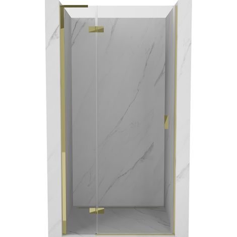 Mexen Mist-H L porte de douche pivotante gauche 110 cm, transparent, doré - 8A5L-110-000-50-00-L (1/5)