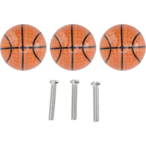 Juego de 3 pomos de cerámica tipo bola para cajones de gabinetes de cocina, de un solo orificio (1/4)